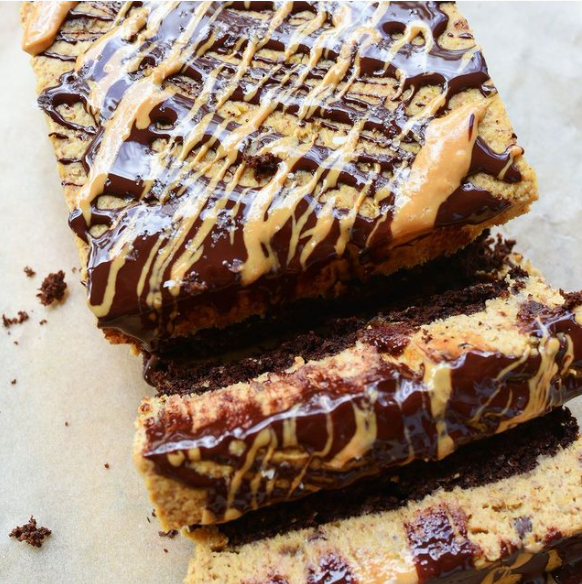 Chocolate Chip Peanut Butter Cookie Dough Brownie Brick